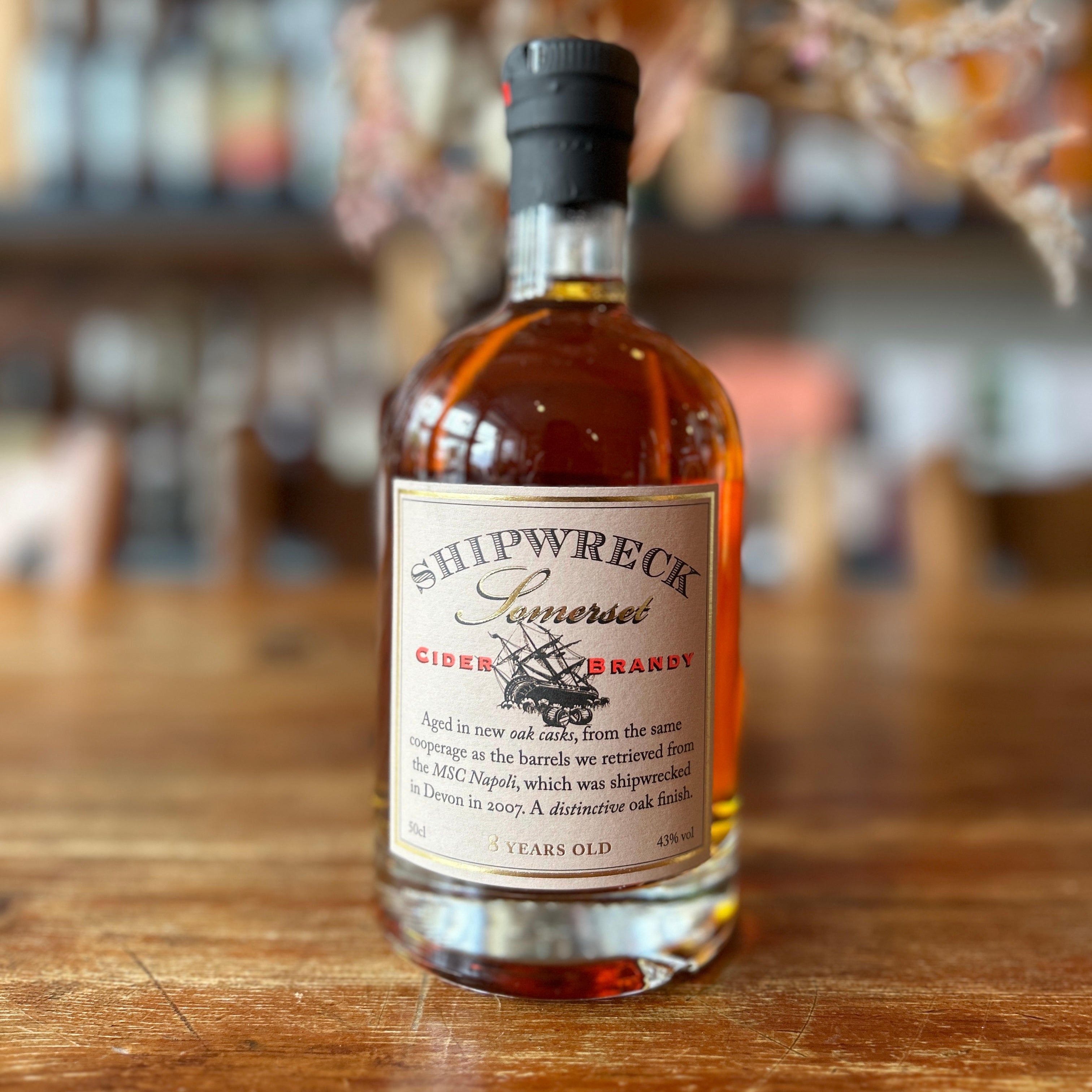 Somerset Cider Brandy Shipwreck 8 Year Old Spirited