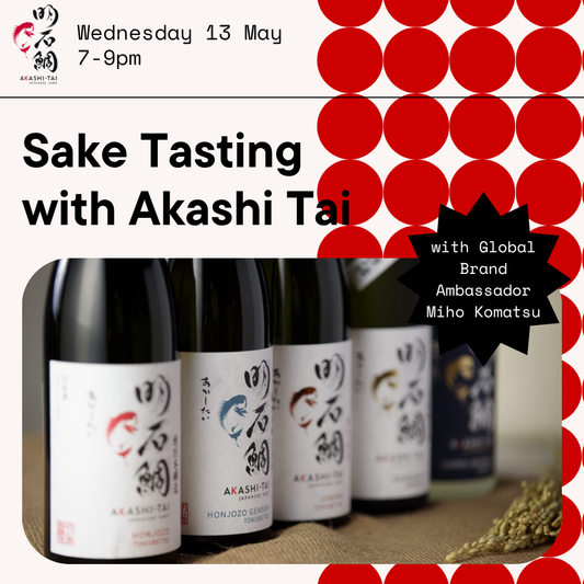 Sake Tasting with Akashi Tai