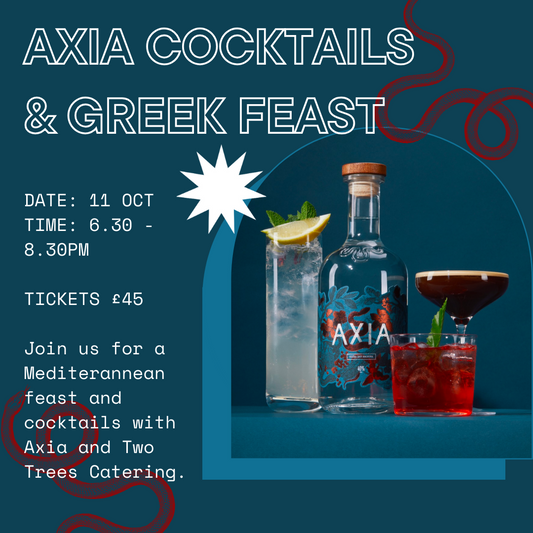Axia Cocktails and Greek Feast
