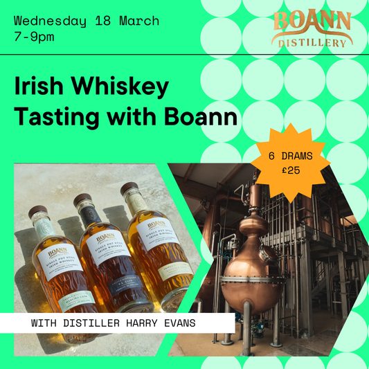 Irish Whiskey Tasting with Boann