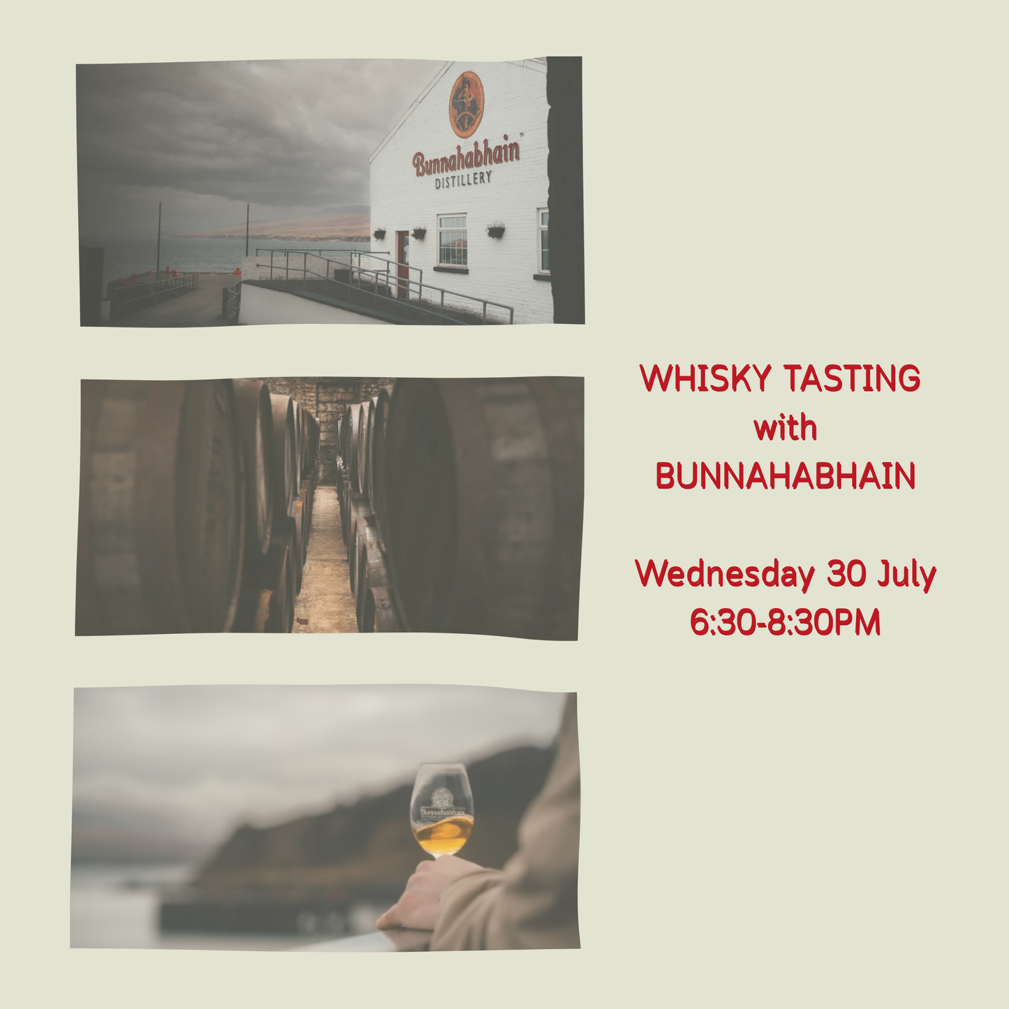 Whisky Tasting with Bunnahabhain
