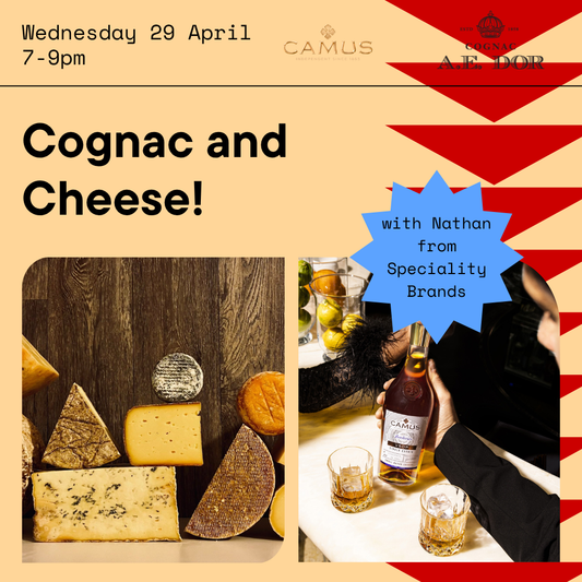 Cognac and Cheese with Speciality Brands