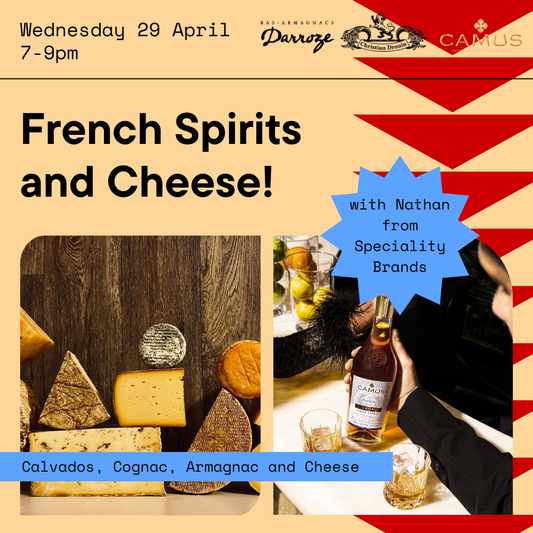 French Spirits and Cheese with Speciality Brands
