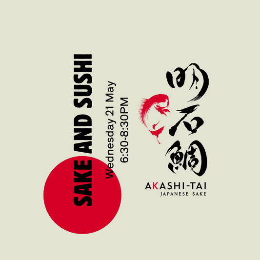 Sake and Sushi with Akashi-Tai