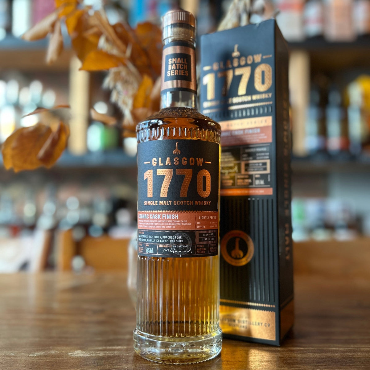 Glasgow 1770 Cognac Cask Finish Lightly Peated Batch 02 - Spirited