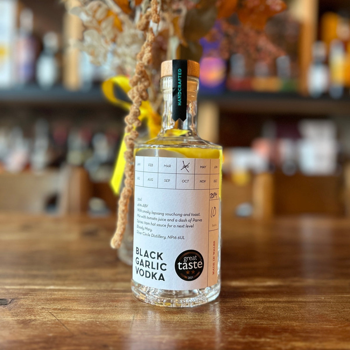 Silver Circle Black Garlic Vodka - Spirited