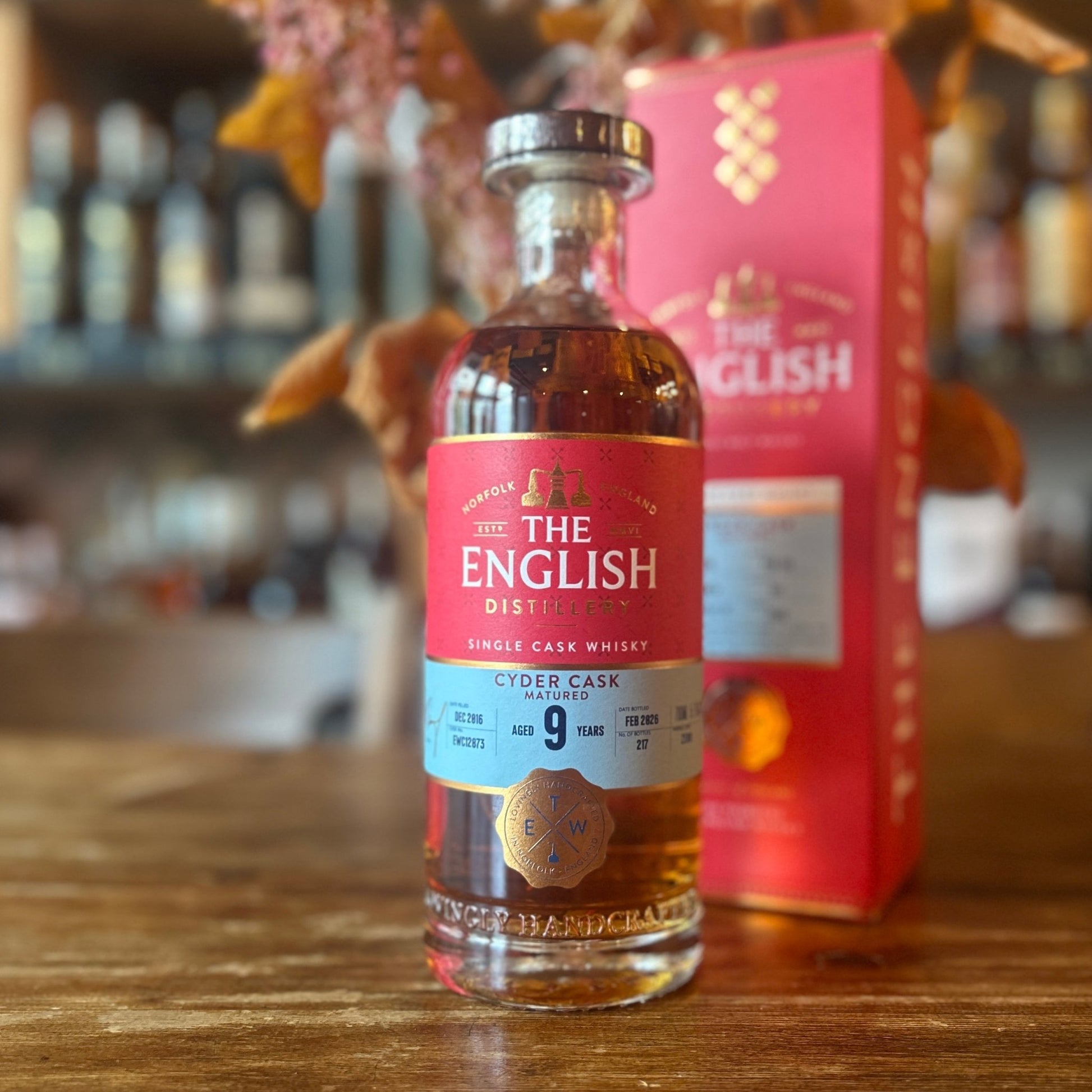 The English 9 Year Old Single Cask : Cyder Cask - Spirited